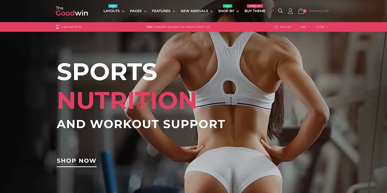 E-commerce website design portfolio sample 4
