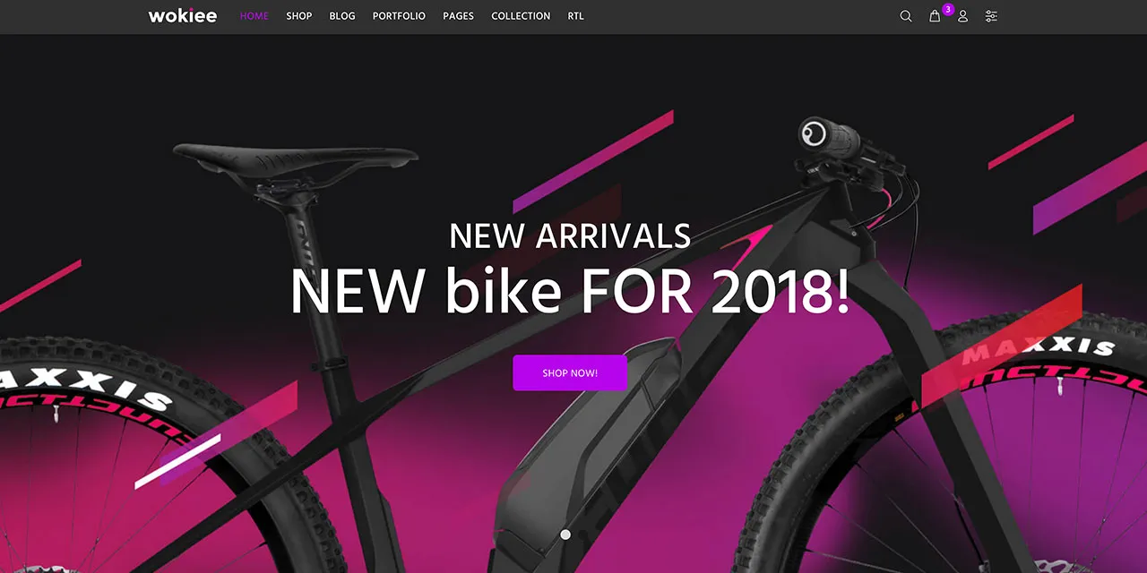 E-commerce website design portfolio sample 7