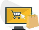 E-commerce website design services icon