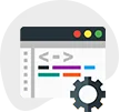 Web design and development services icon